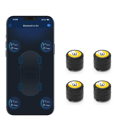 WISTEK Sistema de monitoreo de presión de neumáticos Bluetoo