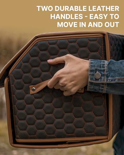 Organizador plegable de maletero para almacenamiento de auto