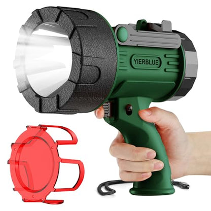 YIERBLUE Linterna de foco recargable, 1000,000 focos LED de