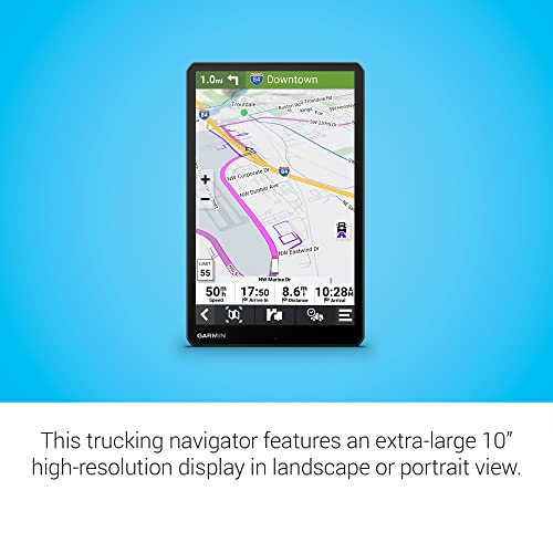 Garmin dēzl™ OTR1010, navegador GPS para camiones extra gran