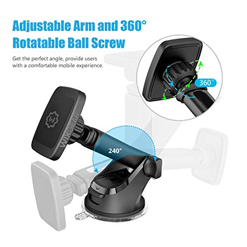 WizGear - Soporte magnético para teléfono para automóvil, so