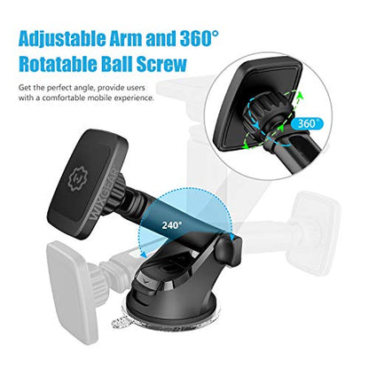 WizGear - Soporte magnético para teléfono para automóvil, so