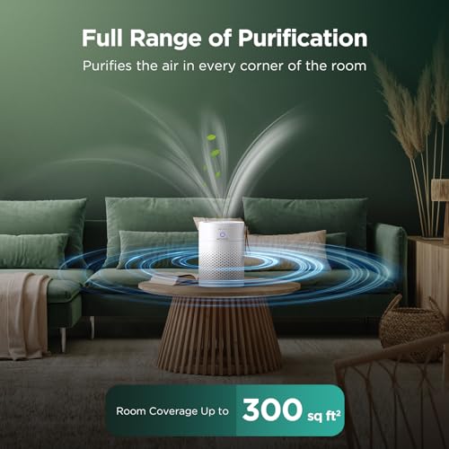 Purificadores de aire para dormitorio y hogar, KOIOS H13 Tru
