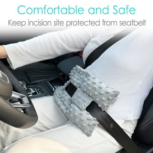 Ostomía - Almohada para cinturón de seguridad, protector de
