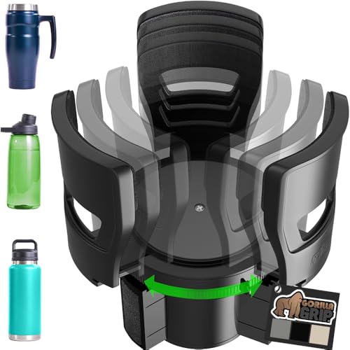GORILLA GRIP Expansor de portavasos de automóvil con patente