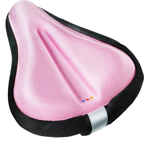 YLG Cojín de asiento de bicicleta para niñas, funda de asien