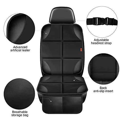 1 protector de asiento de automóvil, 1 alfombrilla acolchada