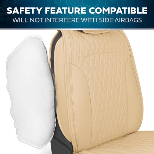 DiamondLux Edition - Fundas de asiento de automóvil de piel