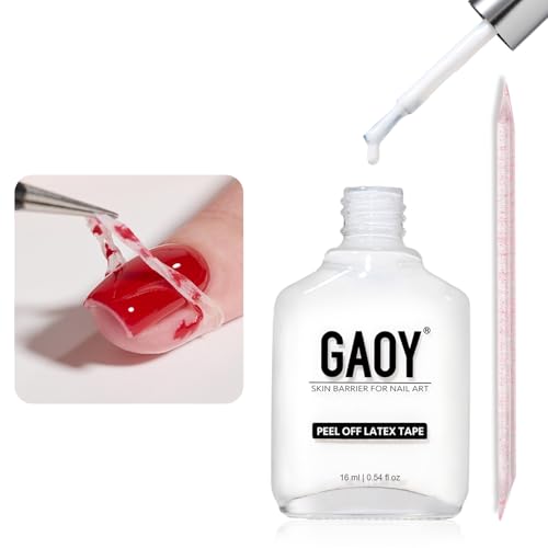 GAOY Látex líquido para uñas, protector de cutícula despegab