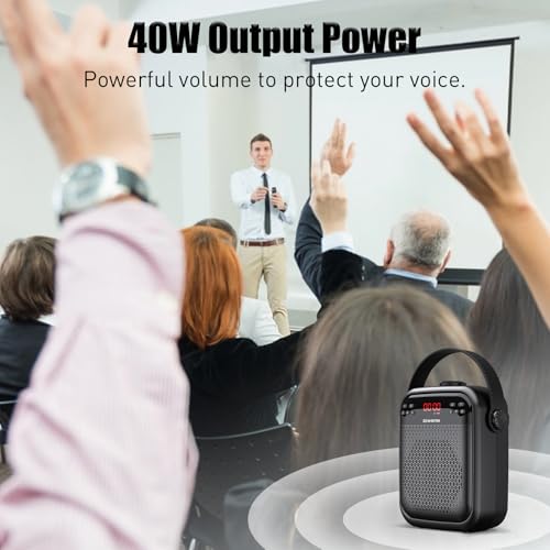 ZOWEETEK Amplificador de voz micrófono inalámbrico de mano,