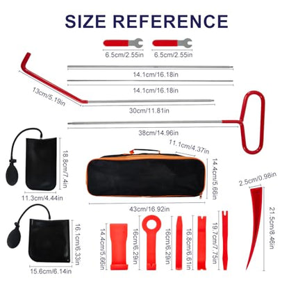 Kit de herramientas para coche, tirador de 68 pulgadas, extr