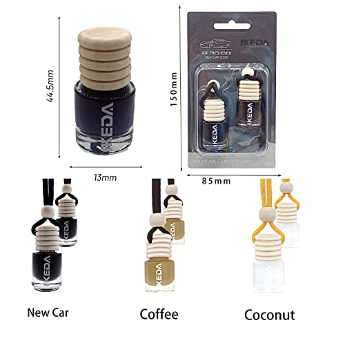 Ambientadores automotrices de 0.1 fl oz para automóvil | 6 f