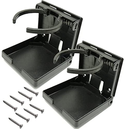 TIHOOD 2 soportes plegables ajustables para bebidas con torn