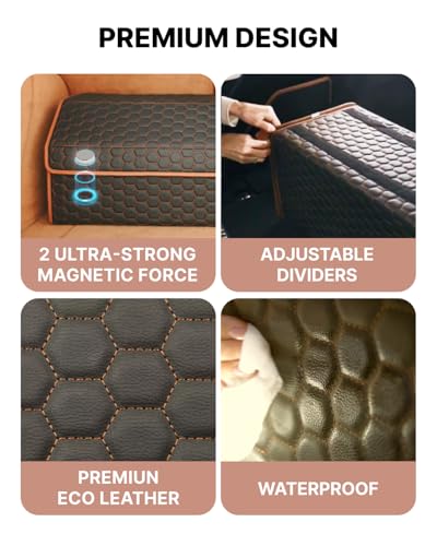 Organizador plegable de maletero para almacenamiento de auto