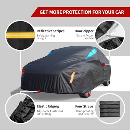 Funda impermeable para automóvil para sedán para todo tipo d