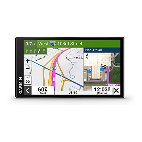 Garmin dēzl™ OTR610, navegador GPS grande y fácil de leer pa