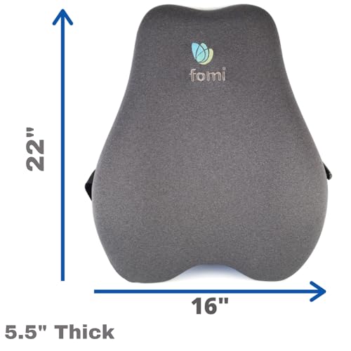 FOMI Almohada de apoyo lumbar extra alta | Almohadilla de es