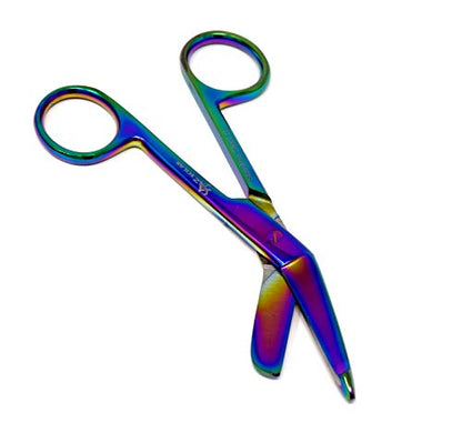 Tijeras de trauma y vendaje multicolores resistentes y pinza
