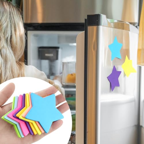 Yuntop Notas adhesivas con forma de estrella de 8 colores, 2