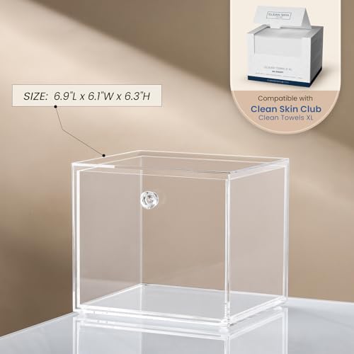 Caja desechable para toalla facial compatible con Clean Skin