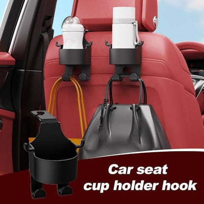 2024 Nuevo 3 en 1 Gancho de coche para asiento trasero de au