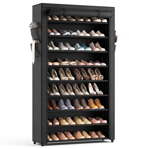 Zapatero con fundas – Organizador de zapatos de 10 niveles d