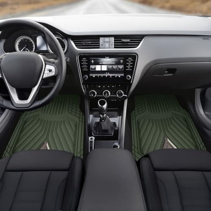 August Auto Alfombrillas de goma resistentes, duraderas para