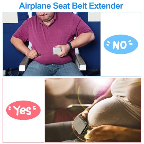Coolrunner Extensor de cinturón de seguridad de avión, exten