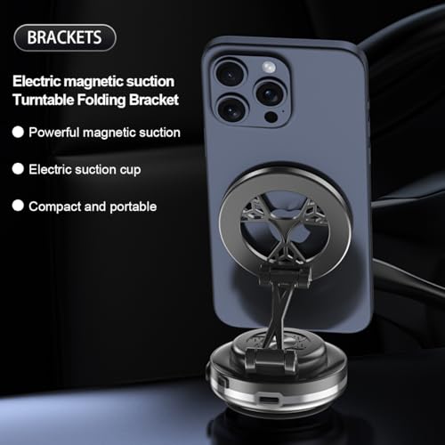 Soporte magnético para teléfono de automóvil, soporte girato