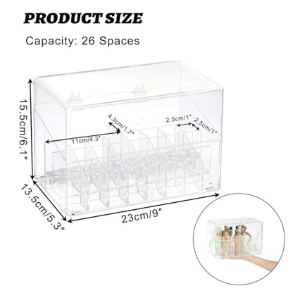 ELLDOO Organizador de perfume Rollerball, 26 espacios de acr