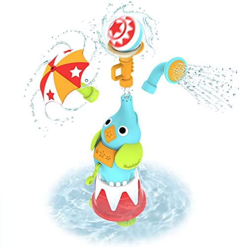 Yookidoo EleFountain - Juego de juguetes rociadores de elefante para e