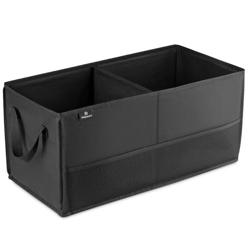 Organizador plegable para maletero de automóvil, color negro