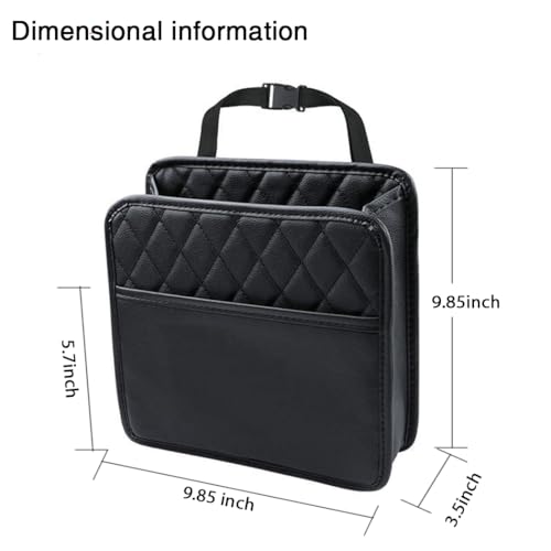 Organizador de asiento trasero de automóvil, bolsa de almace