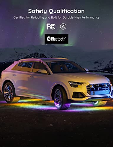 Govee Luces subterráneas para automóvil, 8 luces RGBIC para