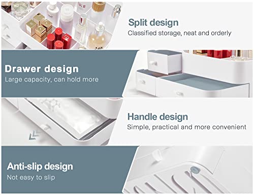 ONXE Organizador de maquillaje con cajones, organizador de e