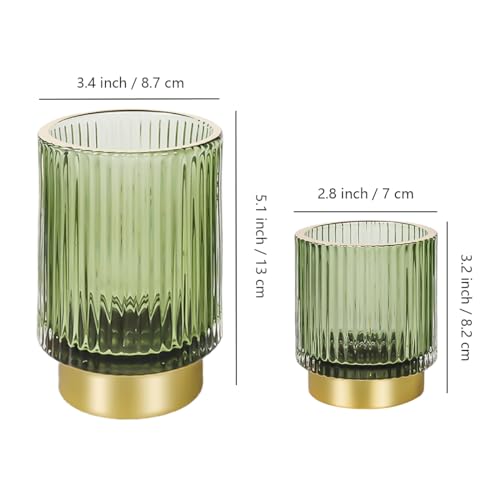 Soporte para brochas de maquillaje de cristal, organizador d