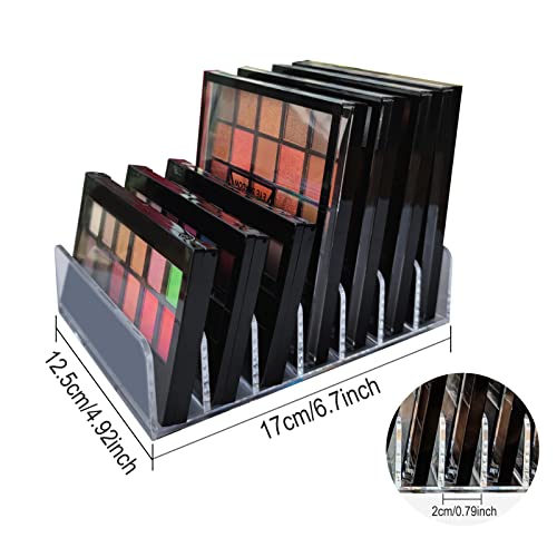 Organizador de paleta de sombra de ojos acrílico transparent