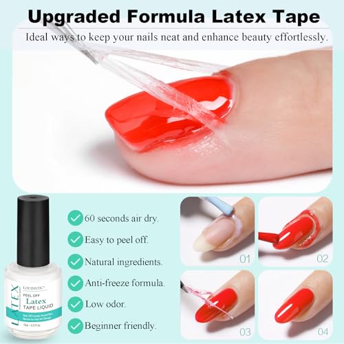 Kit de removedor de esmalte de gel, 2 unidades de removedor