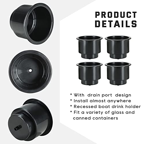 ATPEAM Soporte para bebidas empotrado | Paquete de 4 soporte