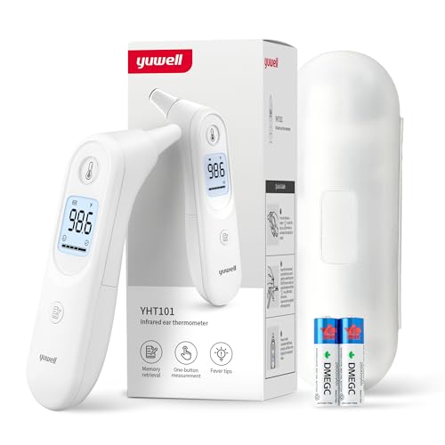 yuwell Termómetro, termómetro digital de oído para adultos,