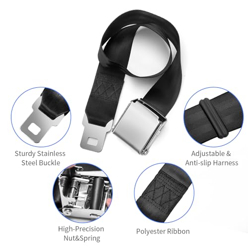 Coolrunner Extensor de cinturón de seguridad de avión, exten