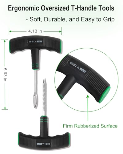 HolaKit Kit de tapones para neumáticos, kit de reparación de