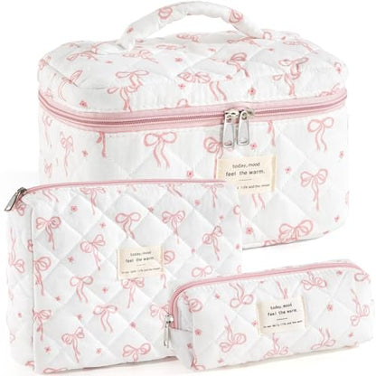 Bolsa de maquillaje acolchada de algodón, Arco B, Literatura