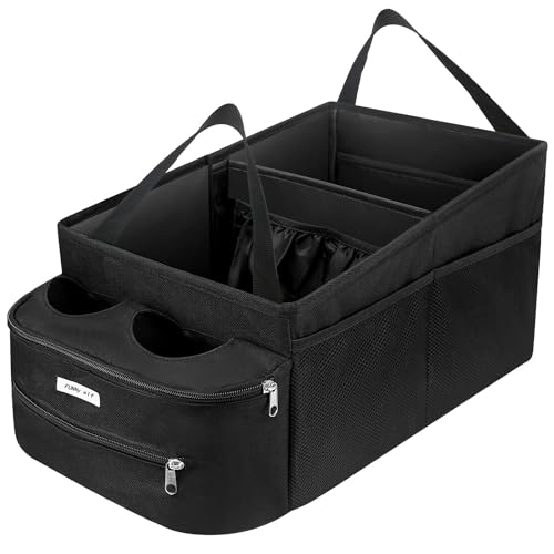Organizador plegable para asiento de pasajero, diseño plegab