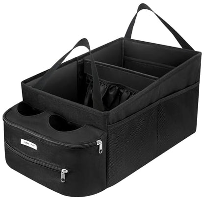 Organizador plegable para asiento de pasajero, diseño plegab