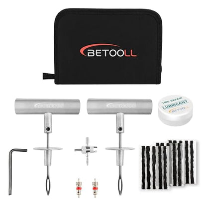 BETOOLL 24 kits de reparación de neumáticos, herramientas de