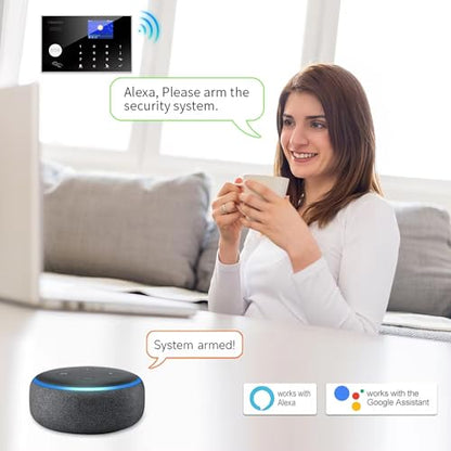 Seguridad de alarma con alerta de aplicación de teléfono, pa