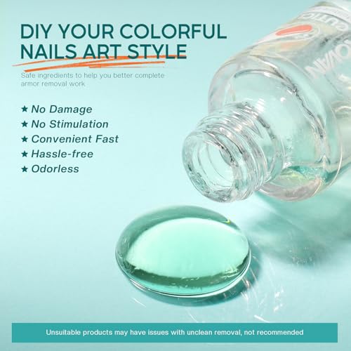 Morovan Kit removedor de esmalte de gel: juego de removedor