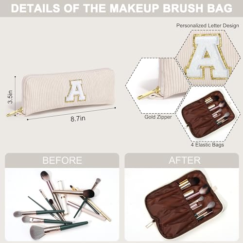 YOOLIFE 2 bonitas bolsas de maquillaje de viaje, bolsa de ma