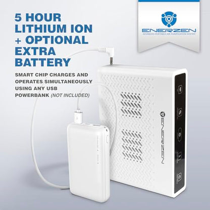 Enerzen O-222BA - Generador de ozono portátil 3 en 1 de 1,25
